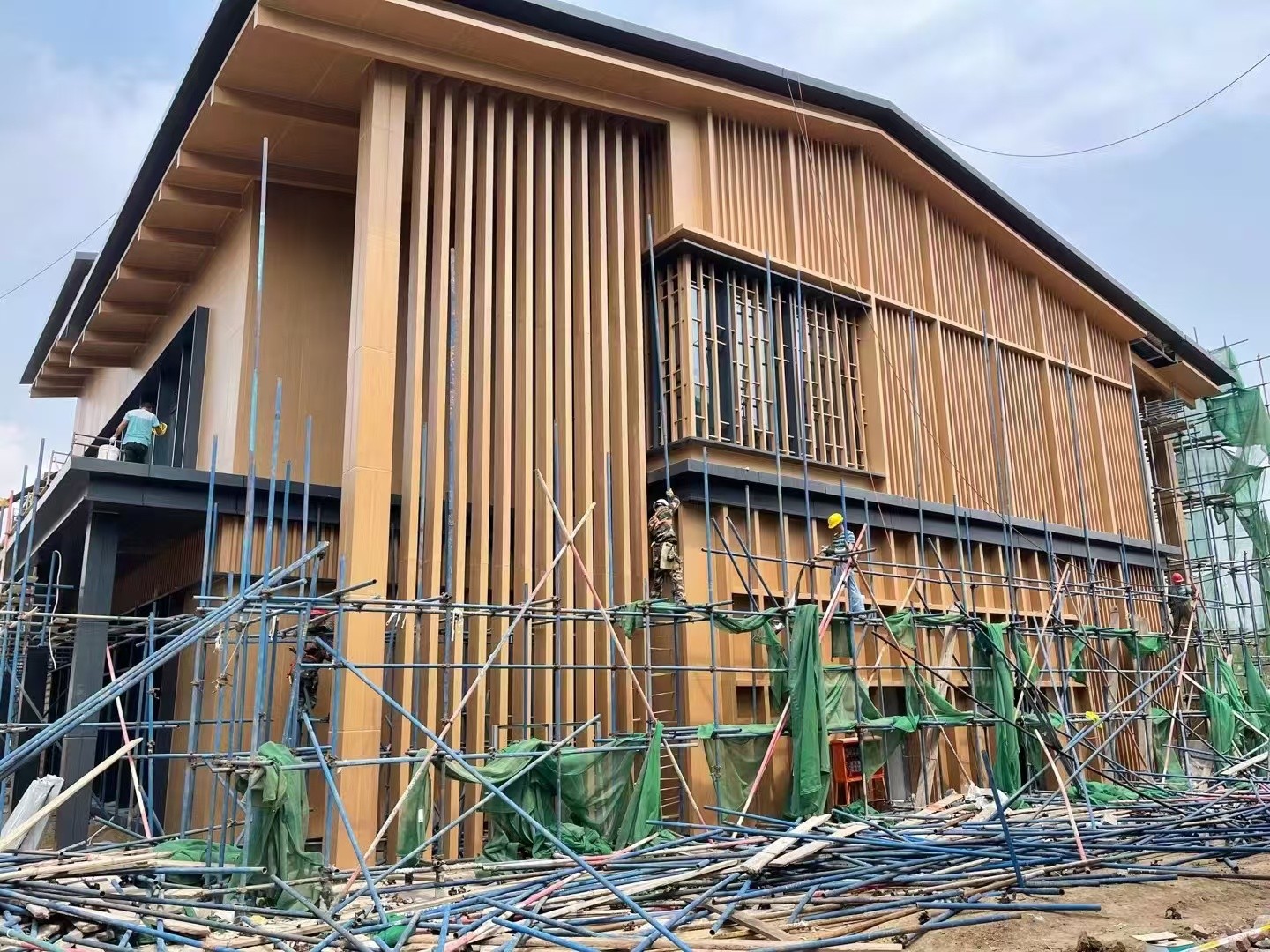 赤峰市室内铝单板木纹转印铝单板 - 方案